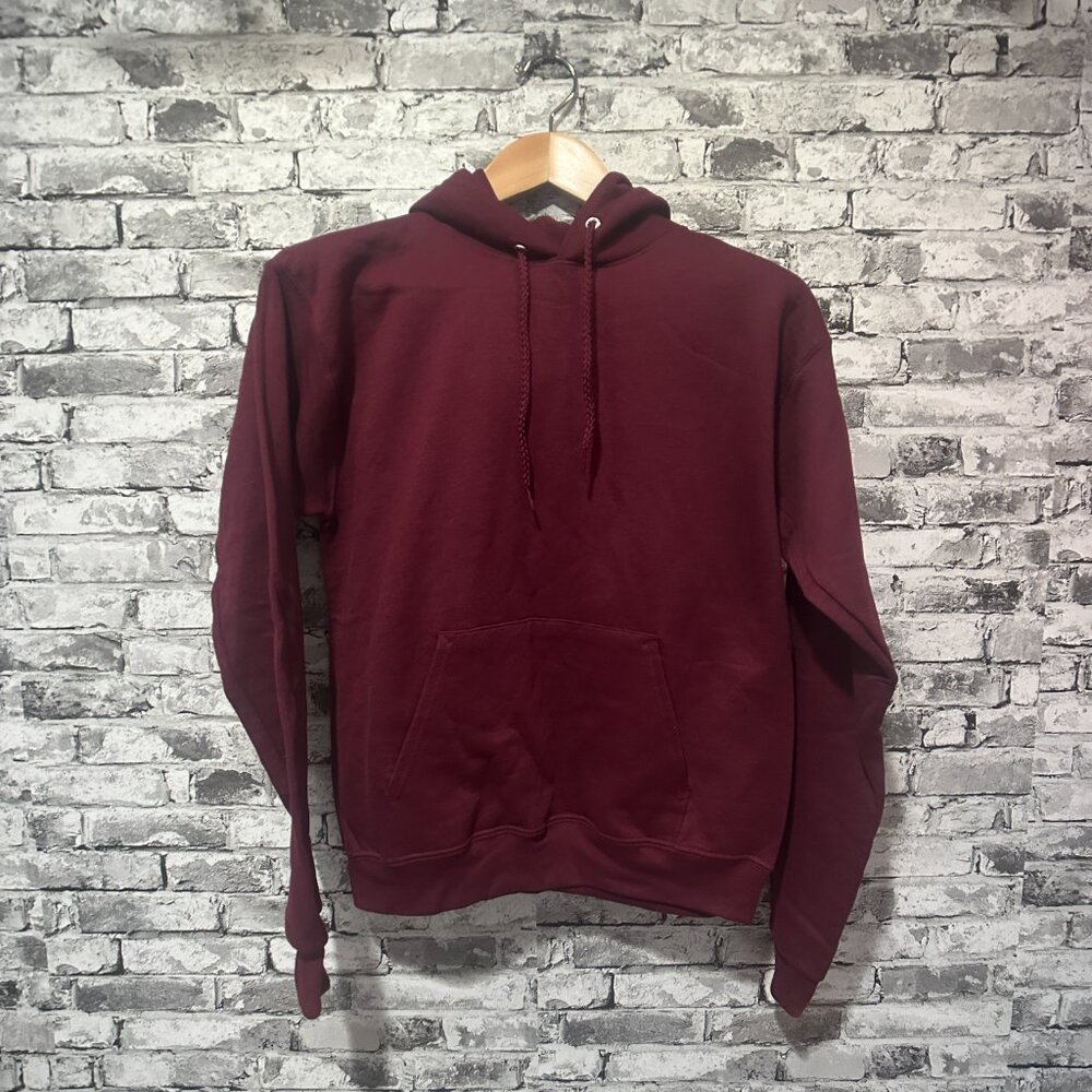 EUC Hanes Eco Smart Women's Burgundy Hoodie Size Small